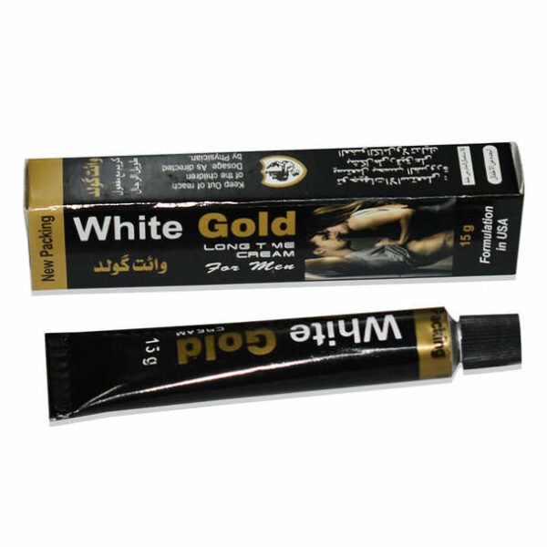 White Gold Delay Cream For Men (USA Formulation) Pack of 2